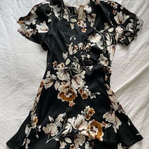 Floral Wrap Dress